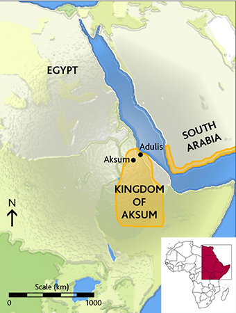 The kingdom of Aksum: One of the four greatest powers in the world